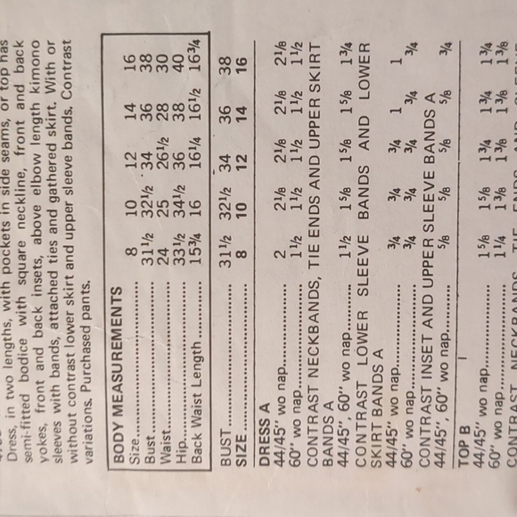 Vintage 70s Butterick sewing pattern size 10 3 styles - Picture 2 of 2